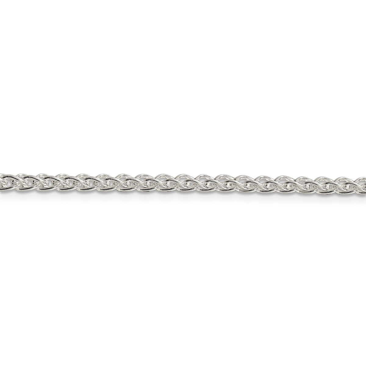 Sterling Silver 3mm Round Spiga Chain