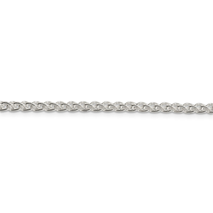 Sterling Silver 3mm Round Spiga Chain