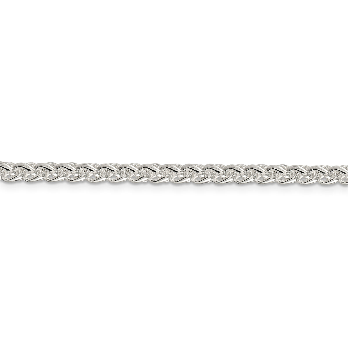 Sterling Silver 4mm Round Spiga Chain