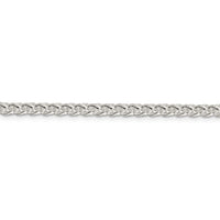 Sterling Silver 4mm Round Spiga Chain