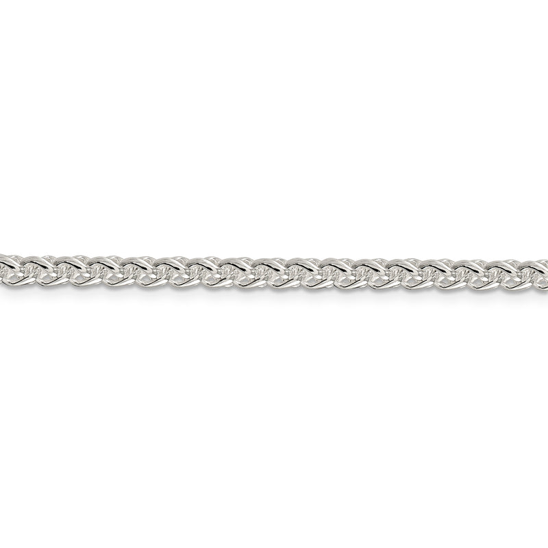 Sterling Silver 4mm Round Spiga Chain