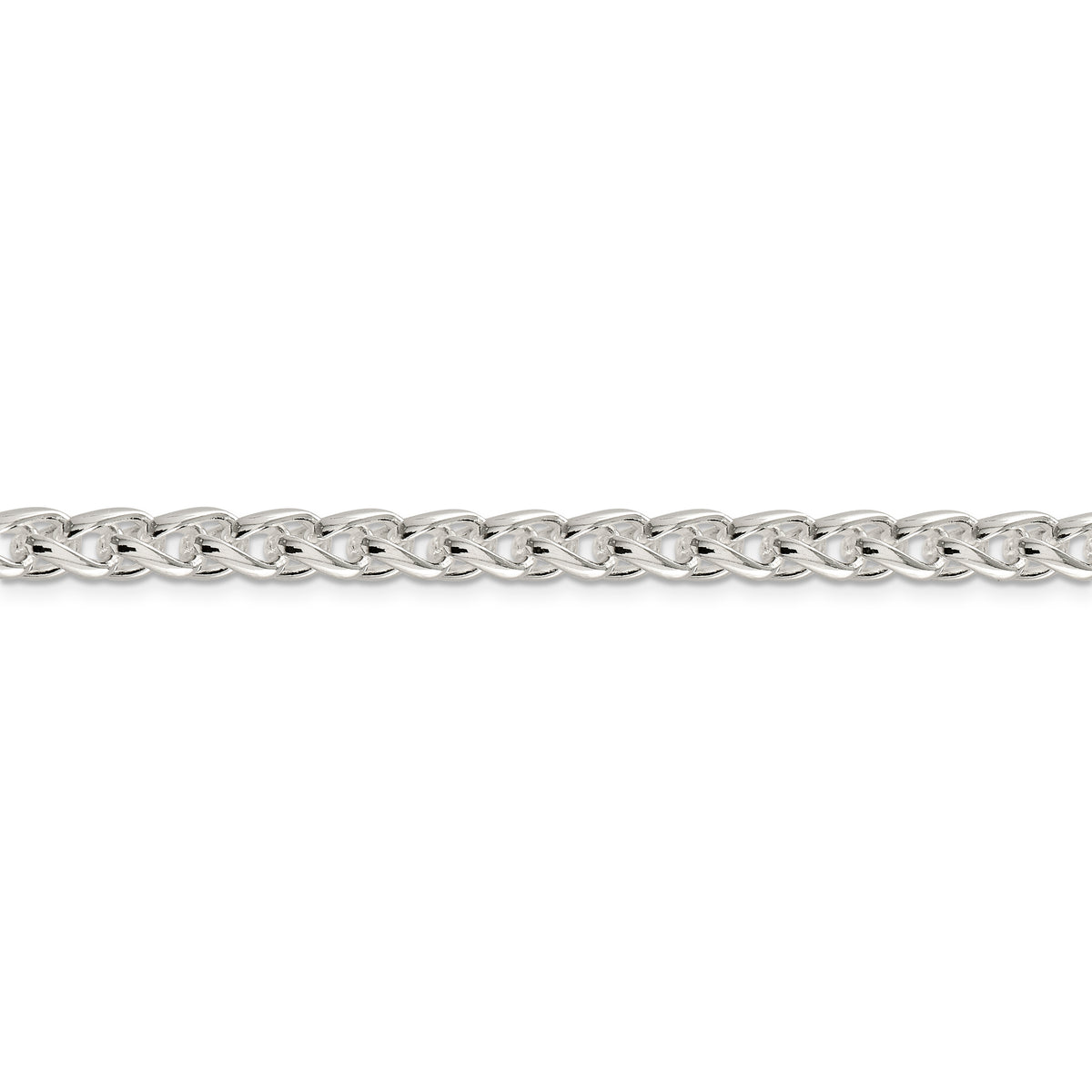 Sterling Silver 6mm Round Spiga Chain