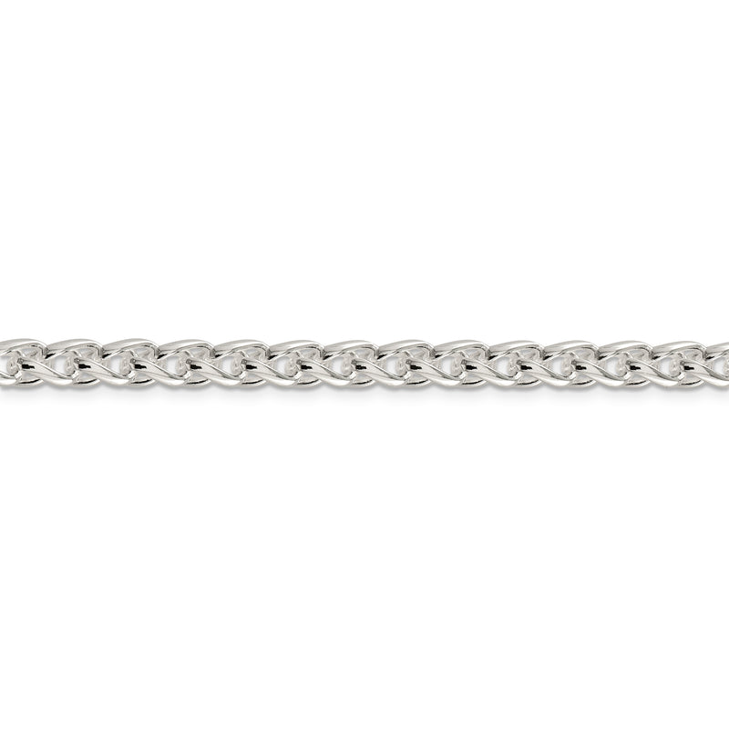 Sterling Silver 6mm Round Spiga Chain