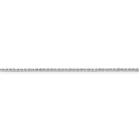 Sterling Silver 1.25mm Diamond-cut Round Spiga Chain