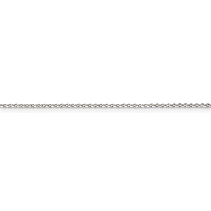 Sterling Silver 1.25mm Diamond-cut Round Spiga Chain