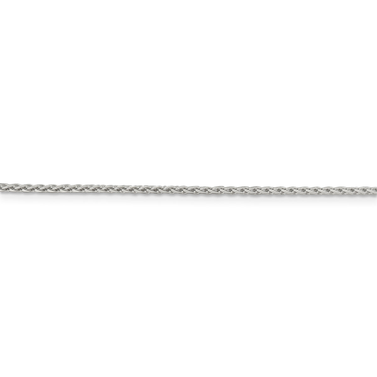 Sterling Silver 1.45mm Diamond-cut Round Spiga Chain