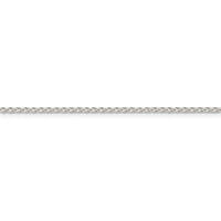 Sterling Silver 1.7mm Diamond-cut Round Spiga Chain