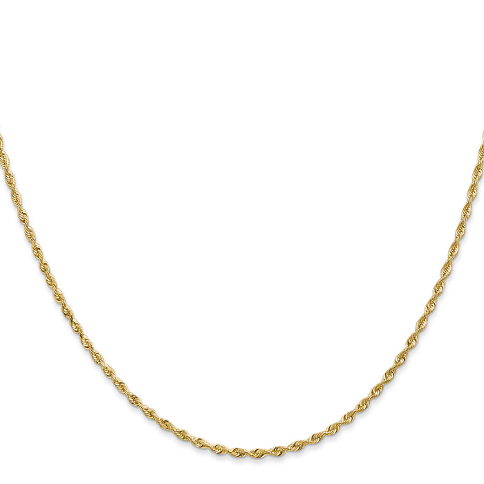 14k 1.85mm D/C Quadruple Rope Chain-QTR014-14