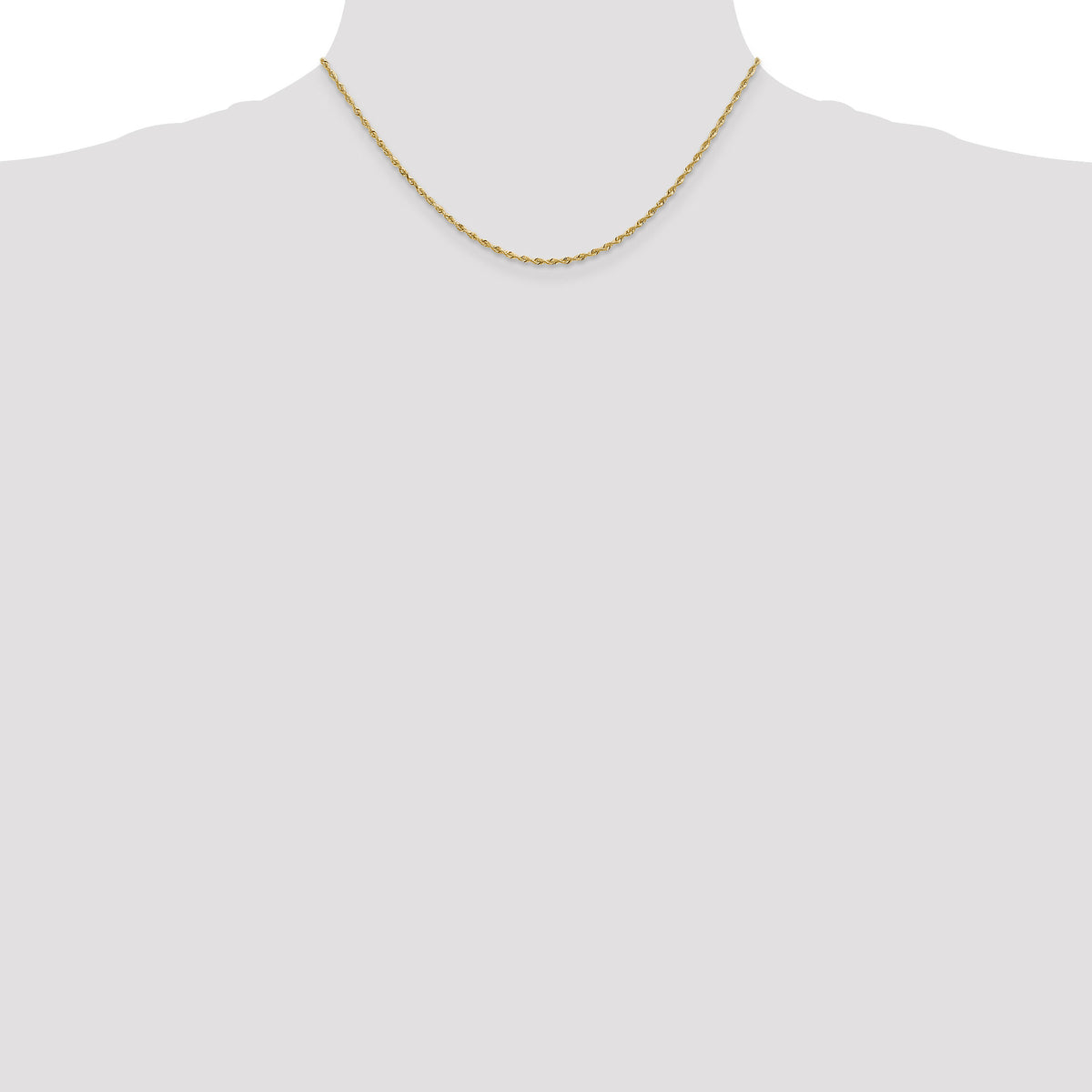 14k 1.85mm D/C Quadruple Rope Chain-QTR014-16