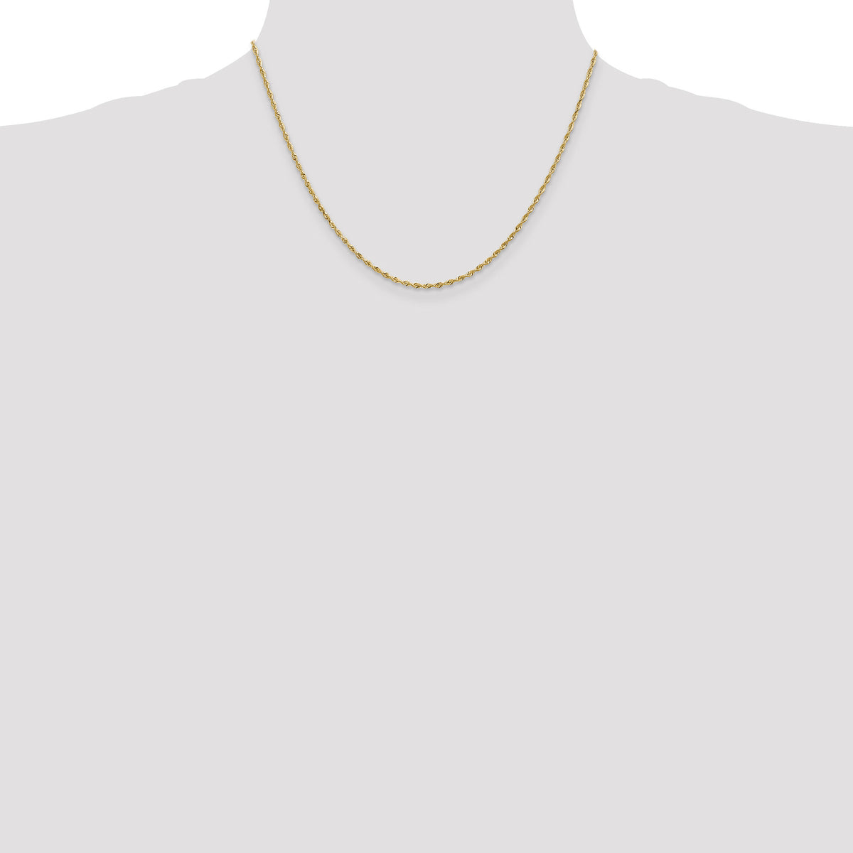 14k 1.85mm D/C Quadruple Rope Chain-QTR014-18