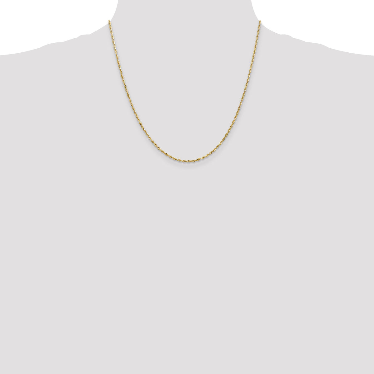 14k 1.85mm D/C Quadruple Rope Chain-QTR014-20