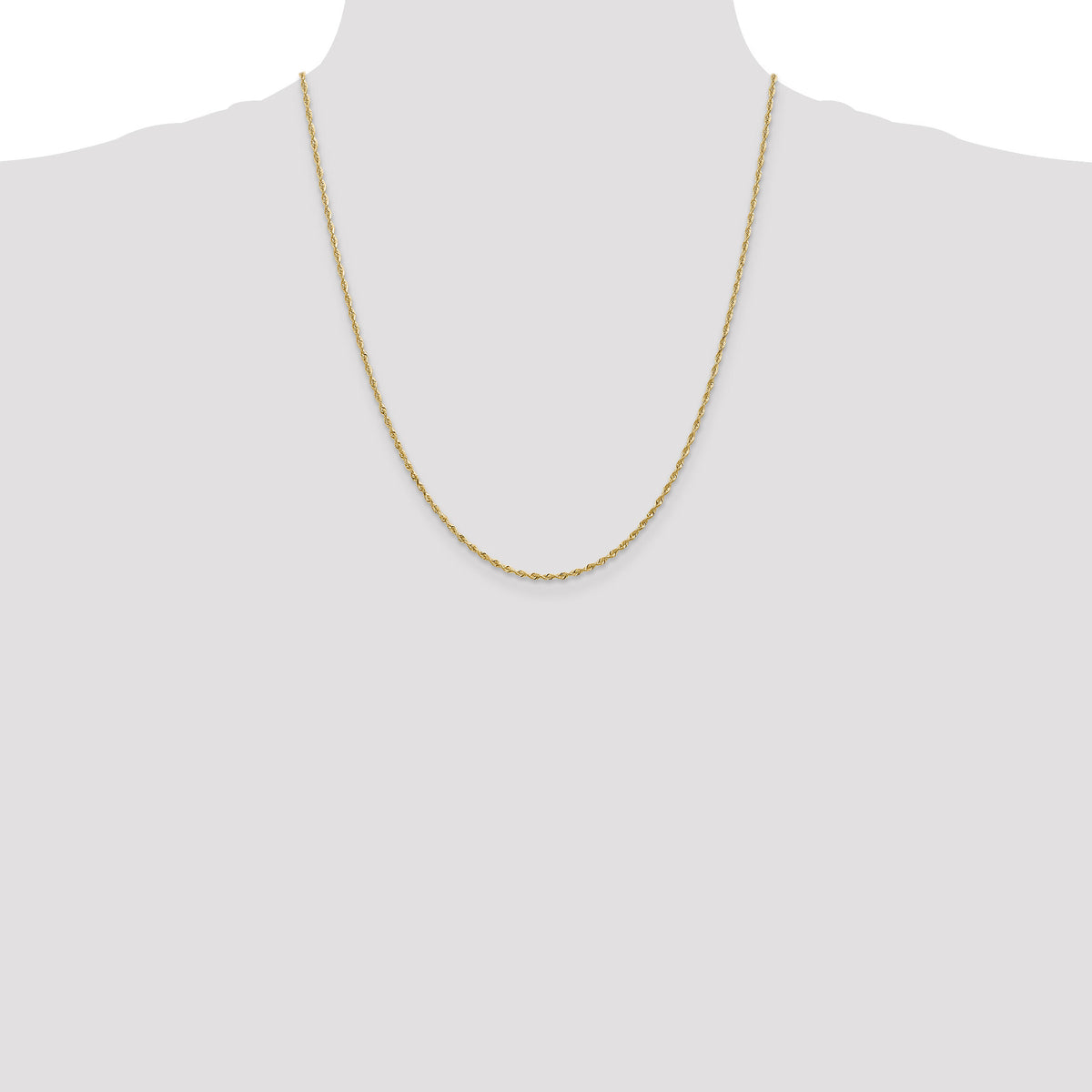 14k 1.85mm D/C Quadruple Rope Chain-QTR014-22