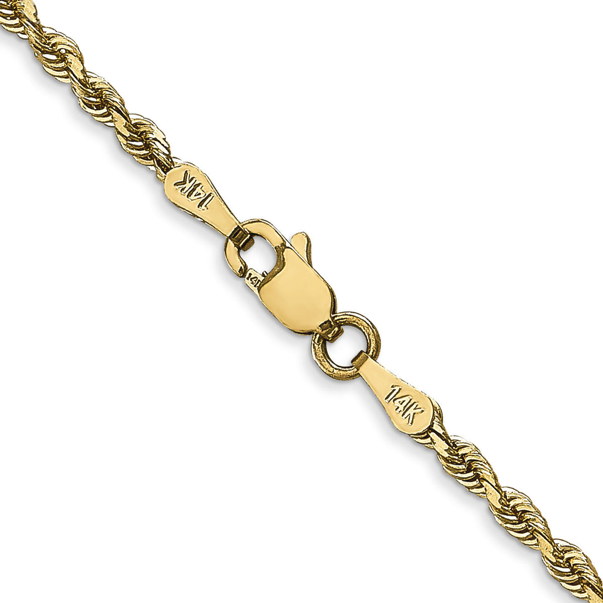 14k 2.25mm D/C Quadruple Rope Chain-QTR018-22