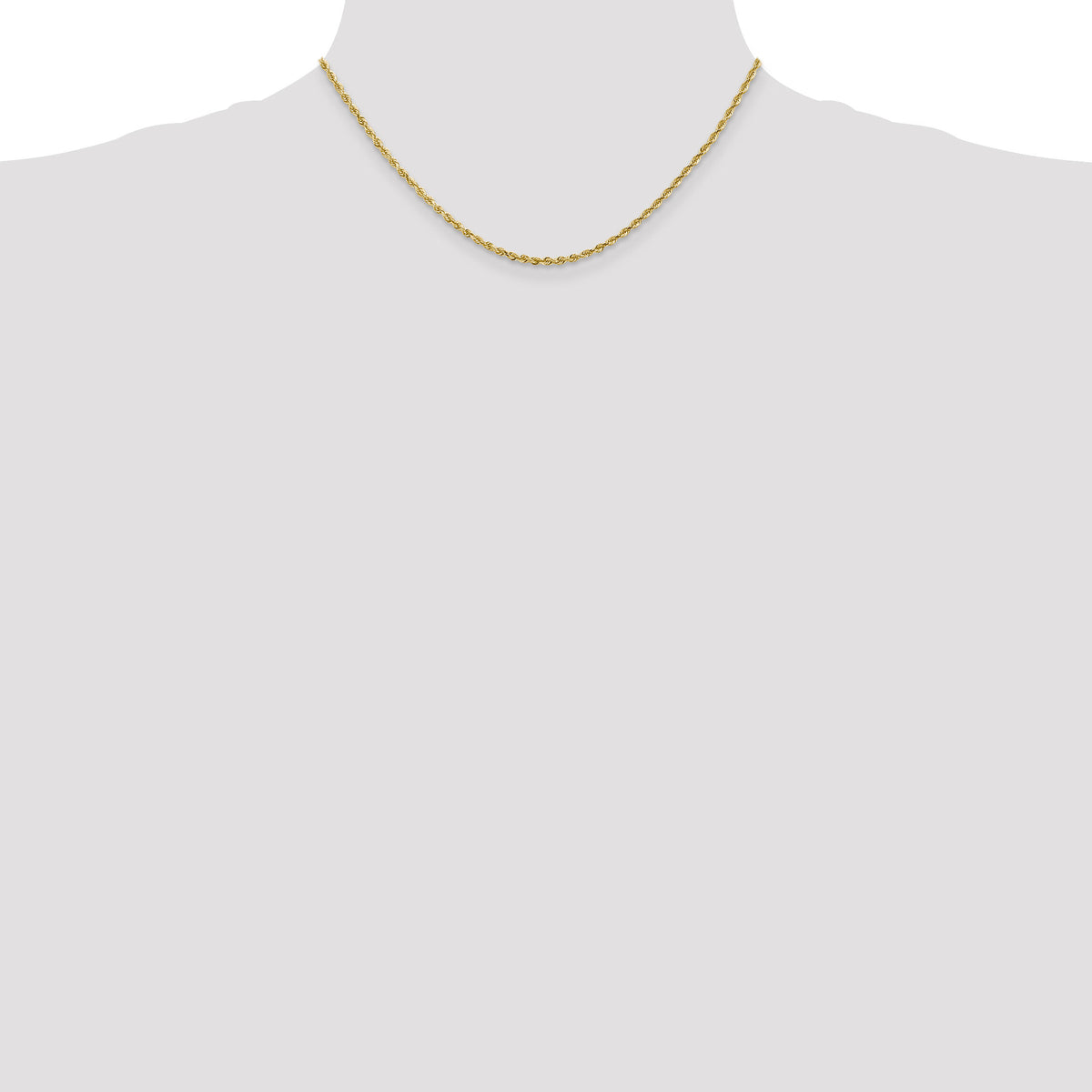 14k 2.25mm D/C Quadruple Rope Chain-QTR018-16