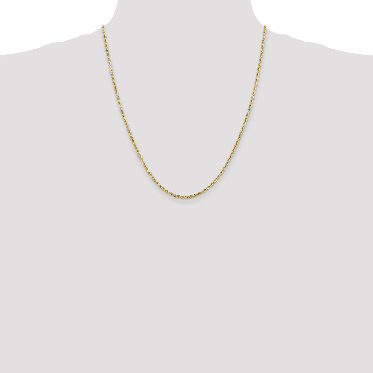 14k 2.25mm D/C Quadruple Rope Chain-QTR018-22