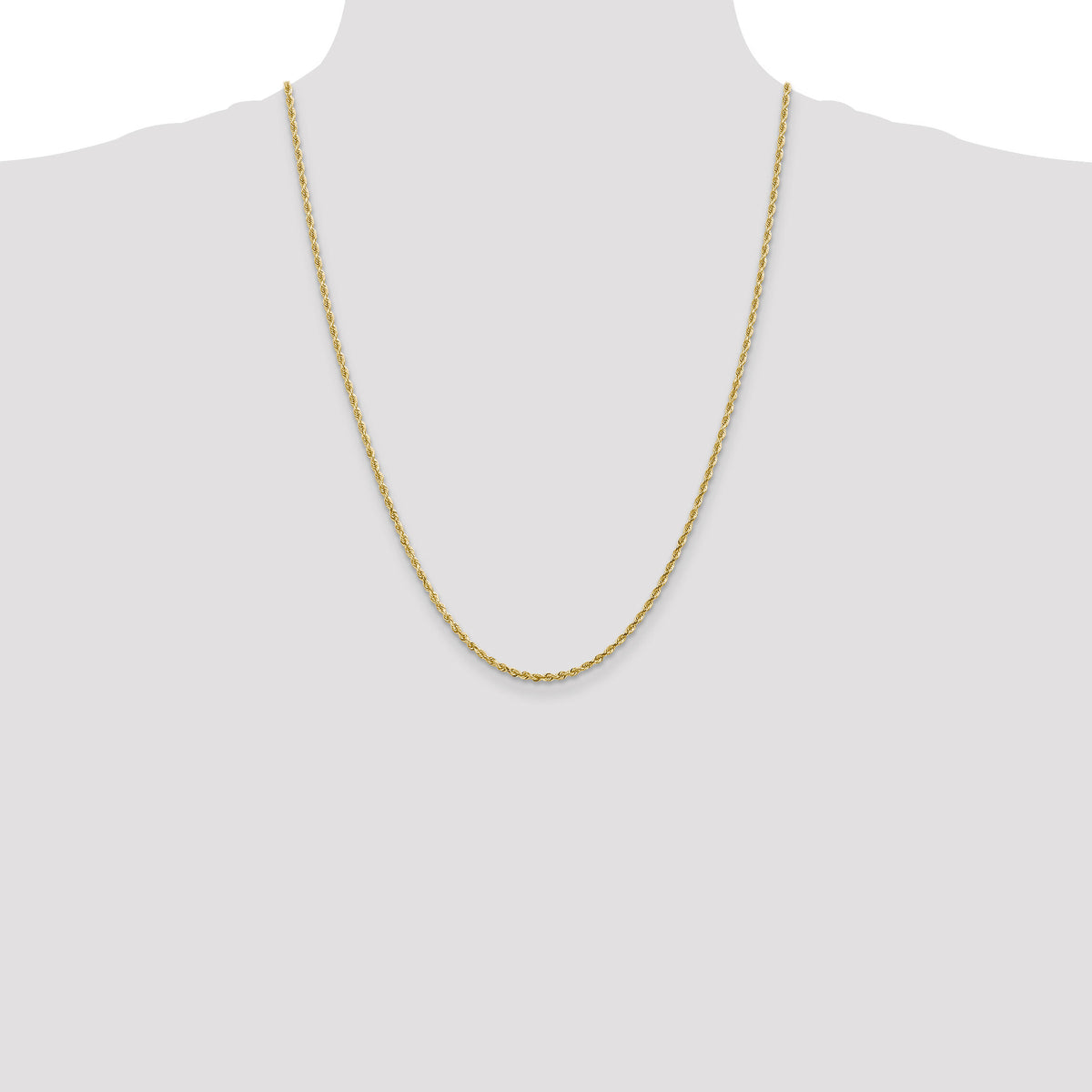 14k 2.25mm D/C Quadruple Rope Chain-QTR018-24
