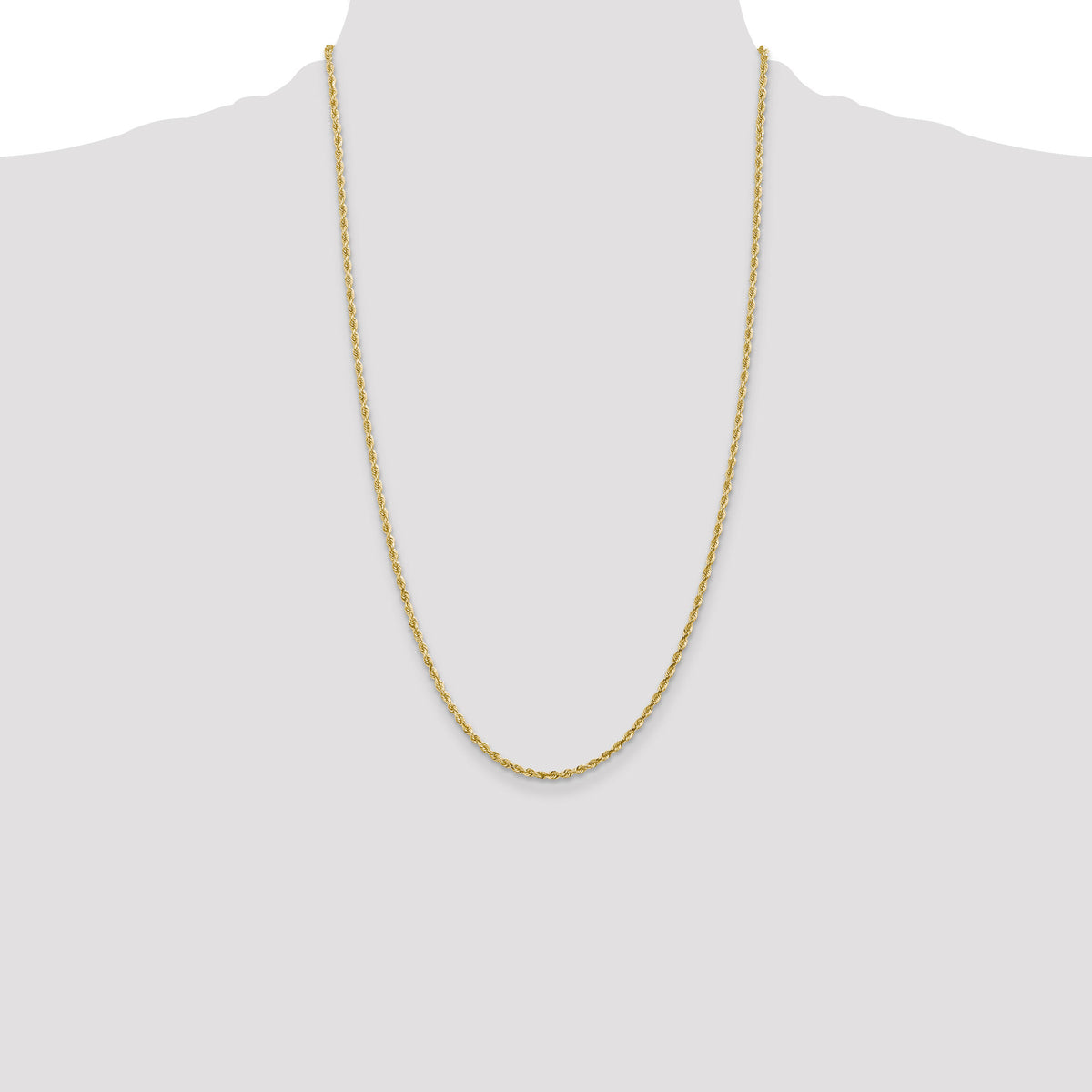 14k 2.25mm D/C Quadruple Rope Chain-QTR018-26