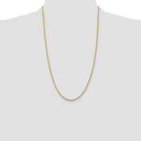 14k 2.25mm D/C Quadruple Rope Chain-QTR018-26
