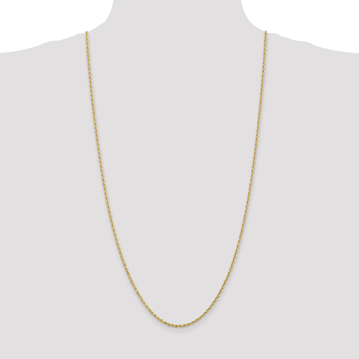 14k 2.25mm D/C Quadruple Rope Chain-QTR018-30