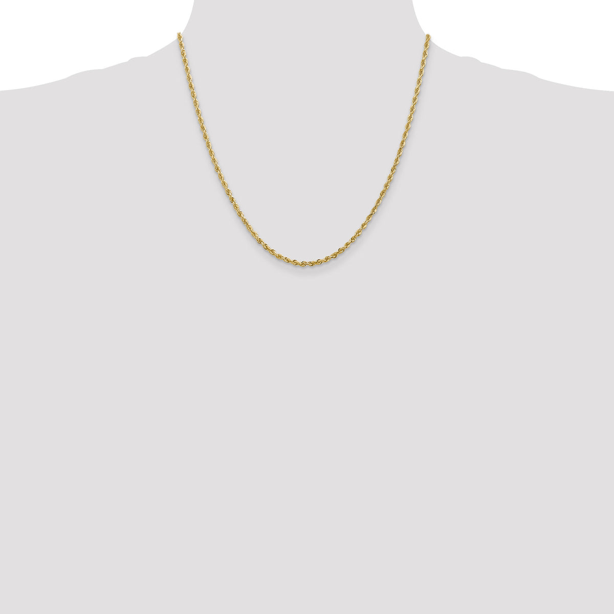 14k 2.75mm D/C Quadruple Rope Chain-QTR021-20
