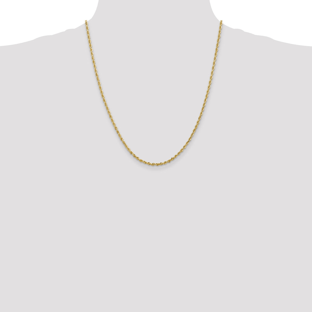 14k 2.75mm D/C Quadruple Rope Chain-QTR021-22
