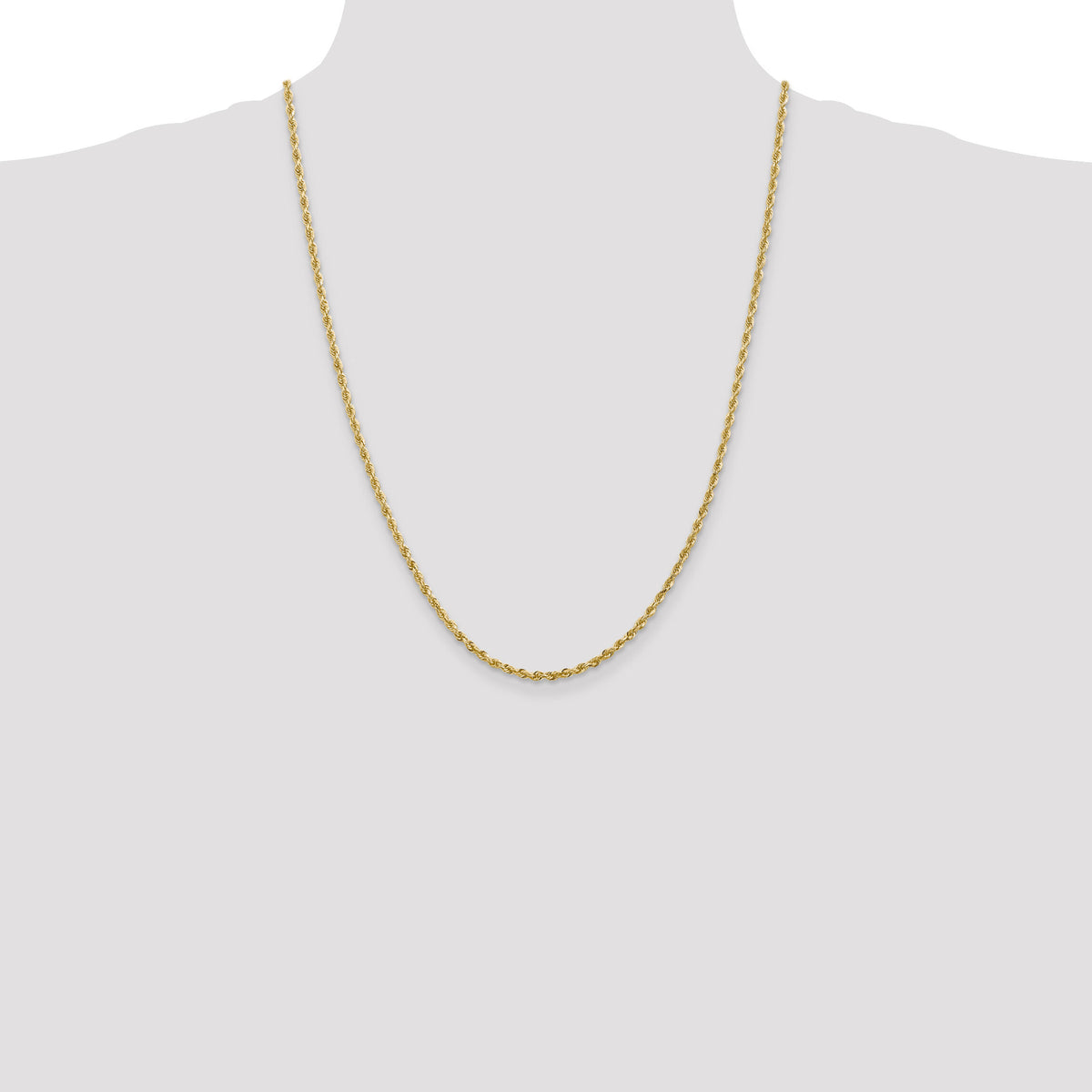 14k 2.75mm D/C Quadruple Rope Chain-QTR021-24