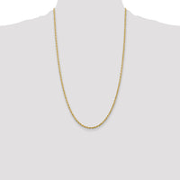 14k 2.75mm D/C Quadruple Rope Chain-QTR021-26