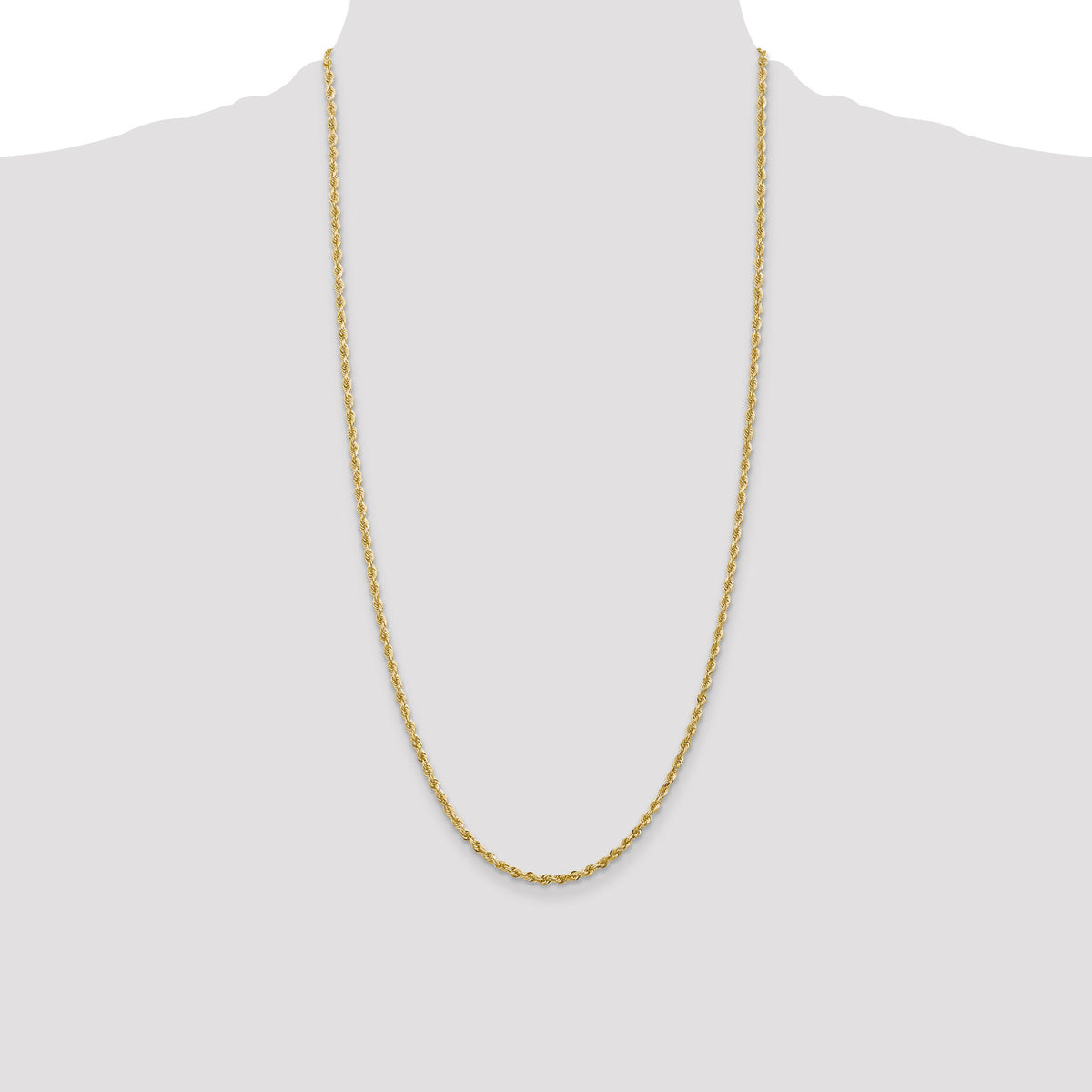 14k 2.75mm D/C Quadruple Rope Chain-QTR021-28