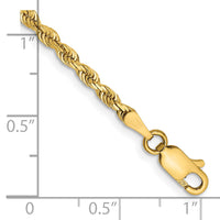 14k 2.75mm D/C Quadruple Rope Chain-QTR021-8