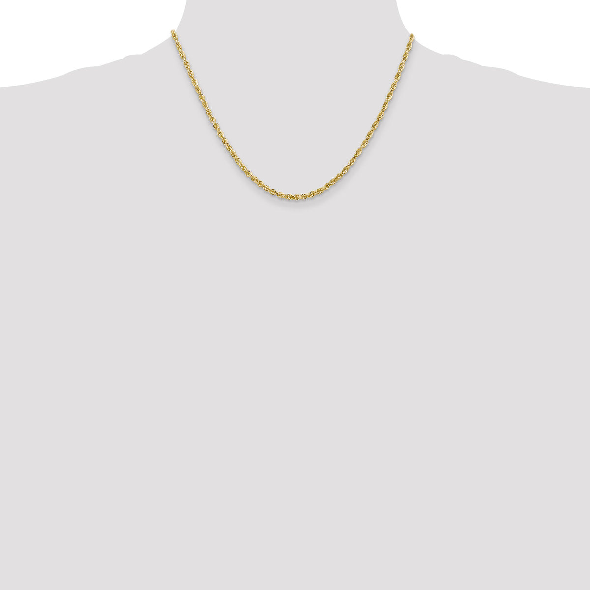 14k 3.0mm D/C Quadruple Rope Chain-QTR023-18