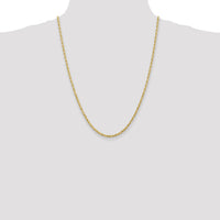 14k 3.0mm D/C Quadruple Rope Chain-QTR023-24