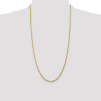 14k 3.0mm D/C Quadruple Rope Chain-QTR023-28
