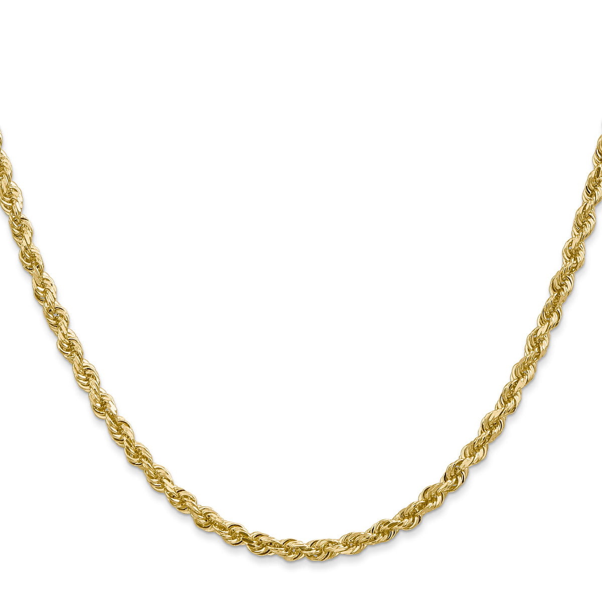 14k 3.35mm D/C Quadruple Rope Chain-QTR025-28