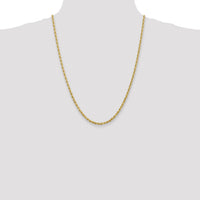 14k 3.35mm D/C Quadruple Rope Chain-QTR025-24