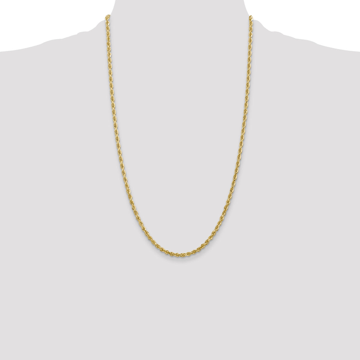 14k 3.35mm D/C Quadruple Rope Chain-QTR025-26