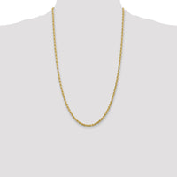 14k 3.35mm D/C Quadruple Rope Chain-QTR025-26