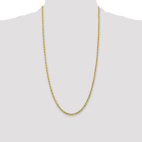 14k 3.35mm D/C Quadruple Rope Chain-QTR025-28