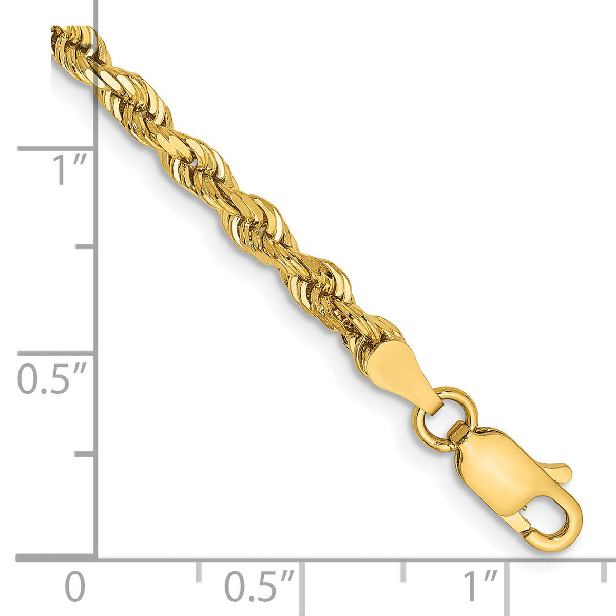 14k 3.35mm D/C Quadruple Rope Chain-QTR025-7