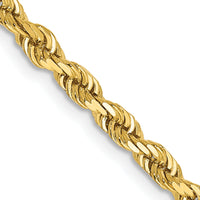 14k 3.35mm D/C Quadruple Rope Chain-QTR025-26