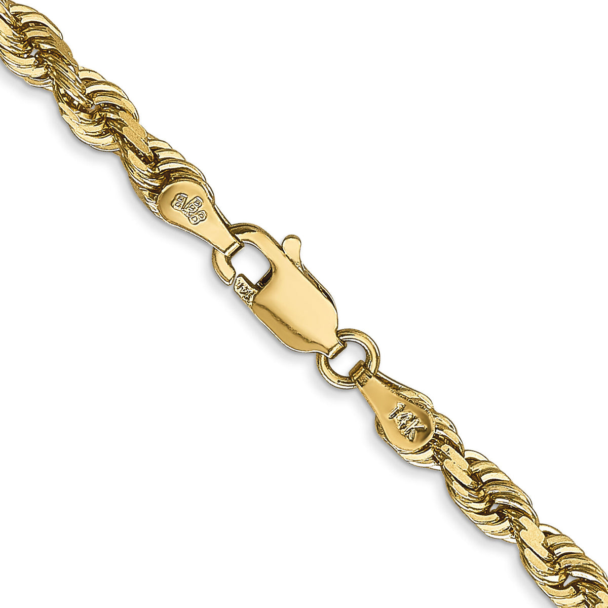 14k 4mm D/C Quadruple Rope Chain-QTR030-18