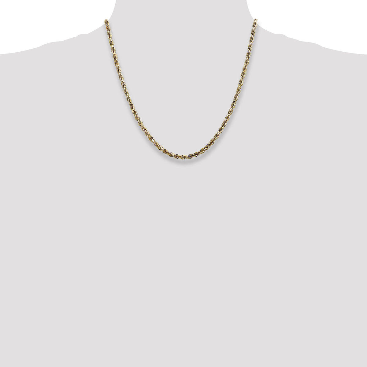14k 4mm D/C Quadruple Rope Chain-QTR030-20