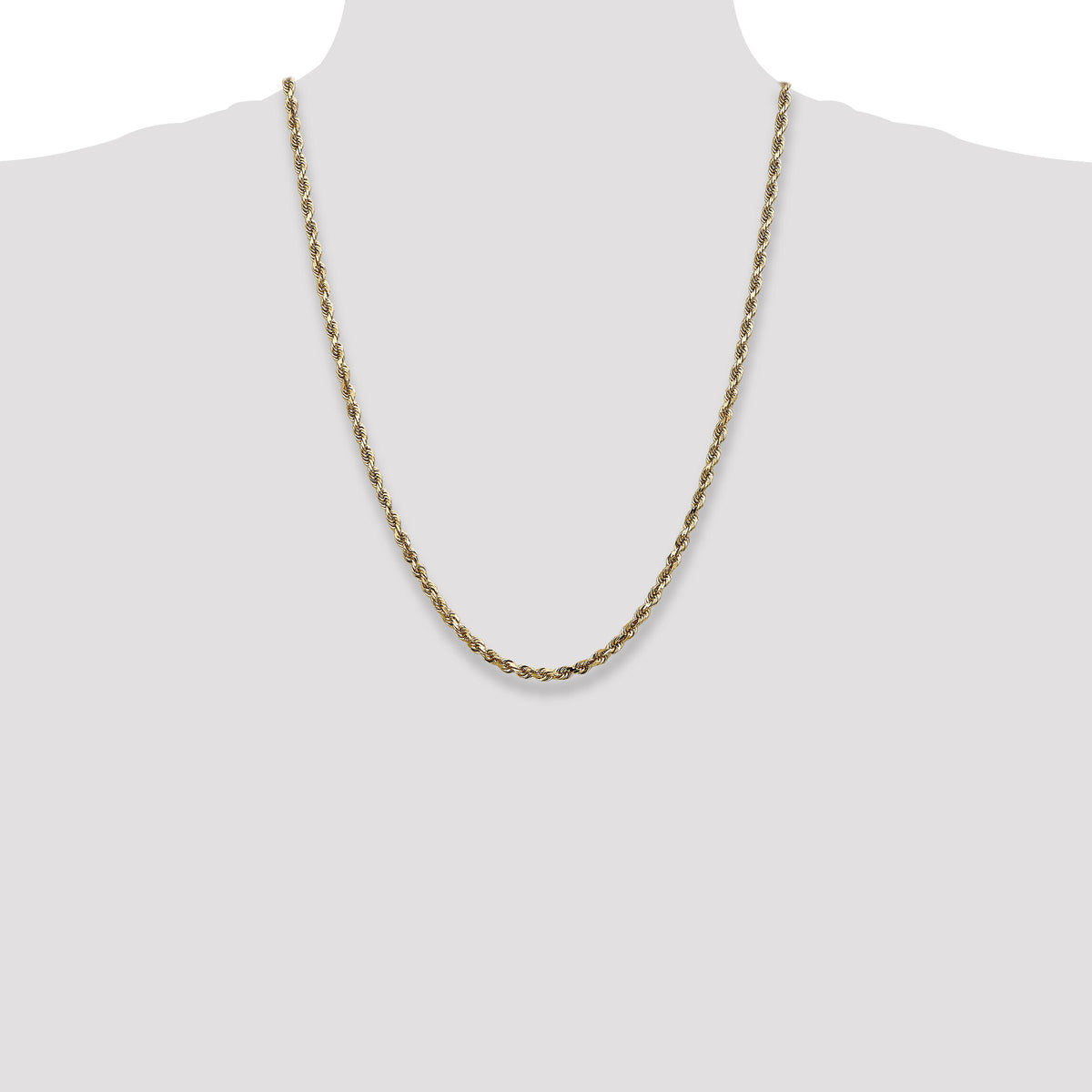 14k 4mm D/C Quadruple Rope Chain-QTR030-24