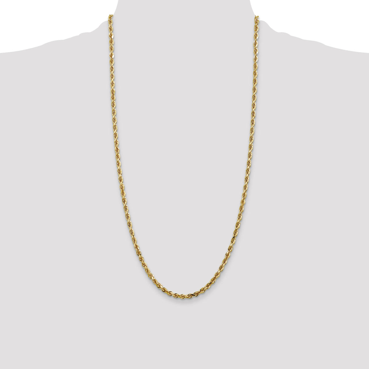 14k 4mm D/C Quadruple Rope Chain-QTR030-28