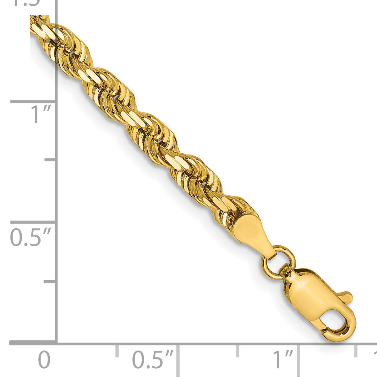 14k 4mm D/C Quadruple Rope Chain-QTR030-7