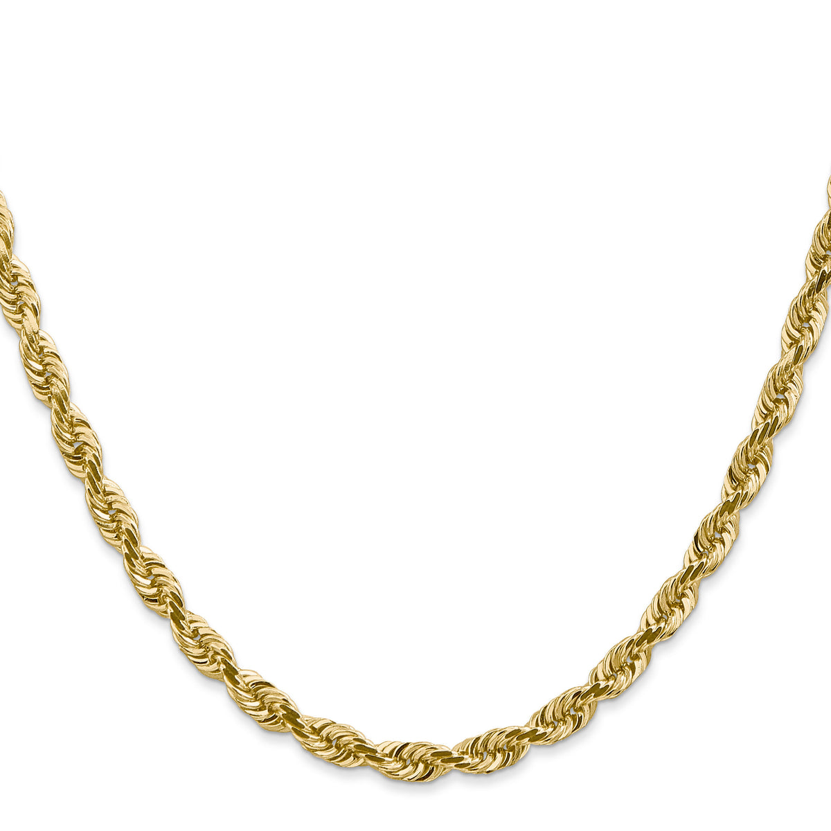 14k 4.5mm D/C Quadruple Rope Chain-QTR035-30