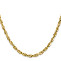 14k 4.5mm D/C Quadruple Rope Chain-QTR035-30