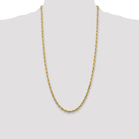 14k 4.5mm D/C Quadruple Rope Chain-QTR035-28