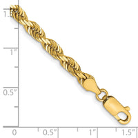 14k 4.5mm D/C Quadruple Rope Chain-QTR035-7