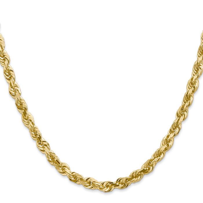 14k 5.0mm D/C Quadruple Rope Chain-QTR040-22