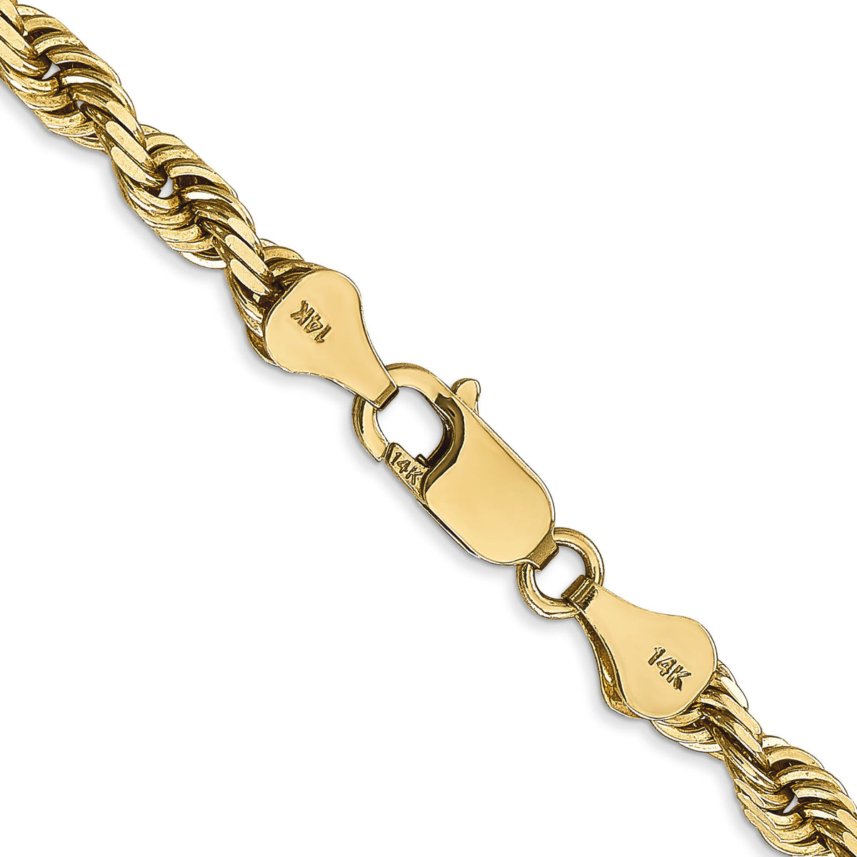 14k 5.0mm D/C Quadruple Rope Chain-QTR040-24